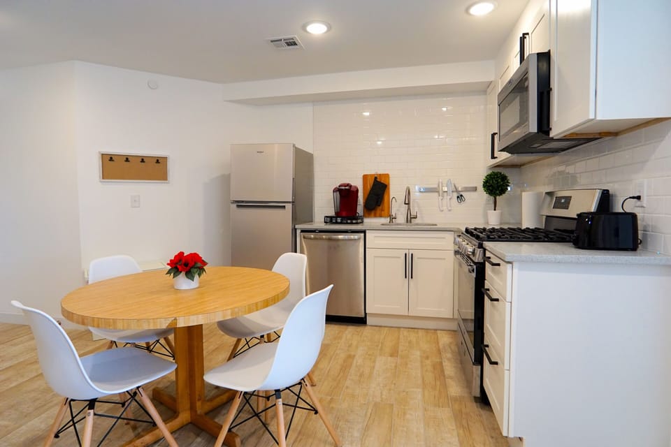 Kitchen and dining area