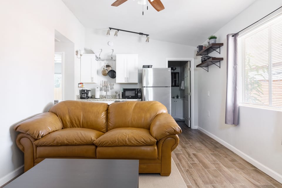 Living room and Kitchen