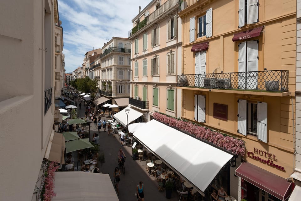 The street below