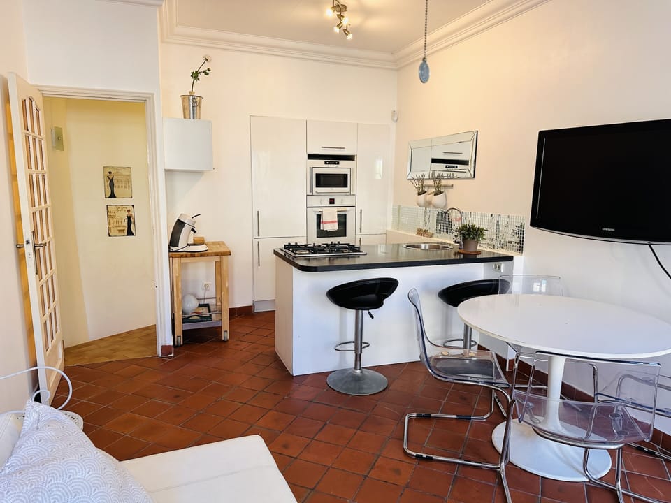 Living area and kitchen on the 3rd floor