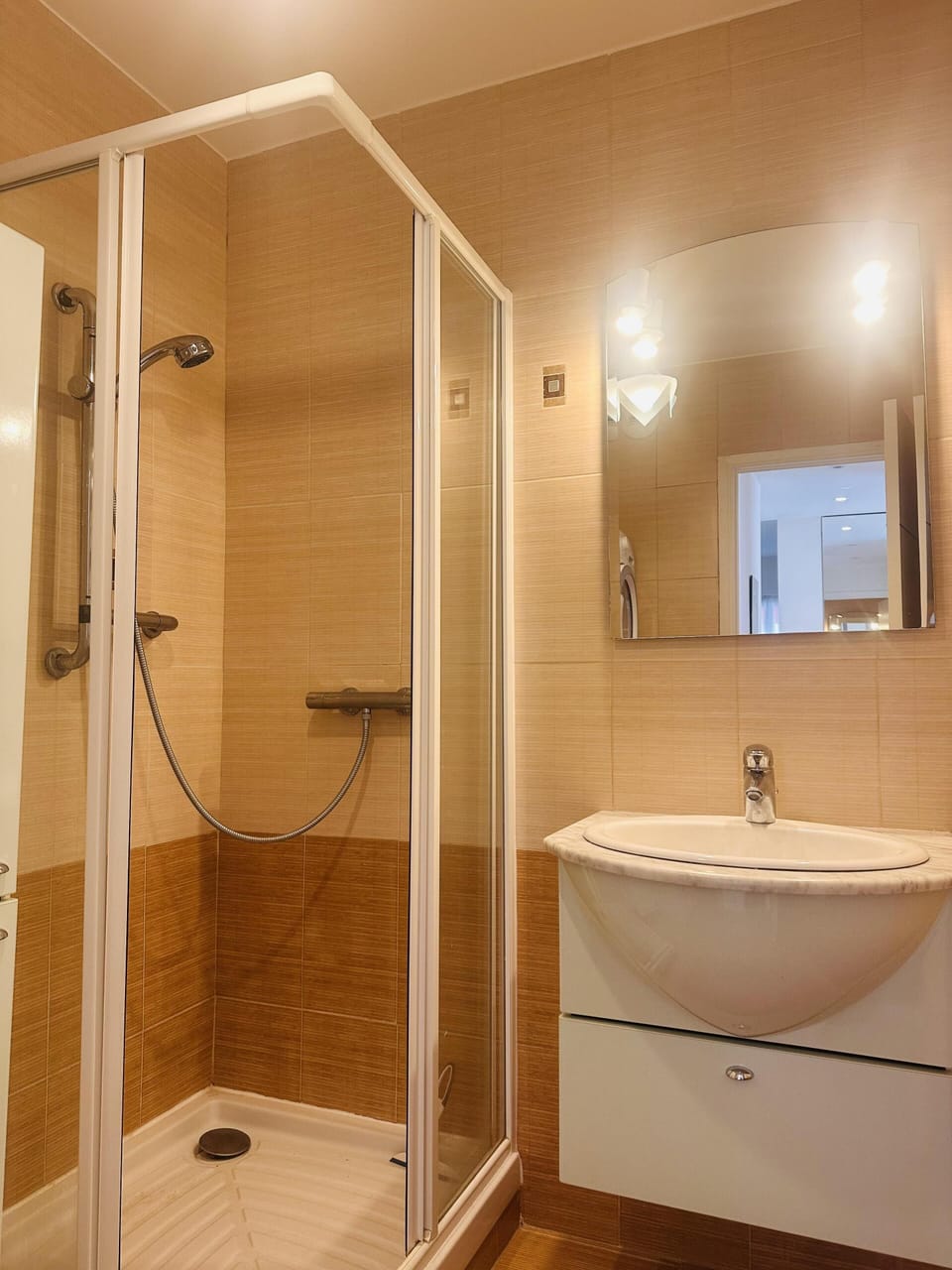 The shower room
