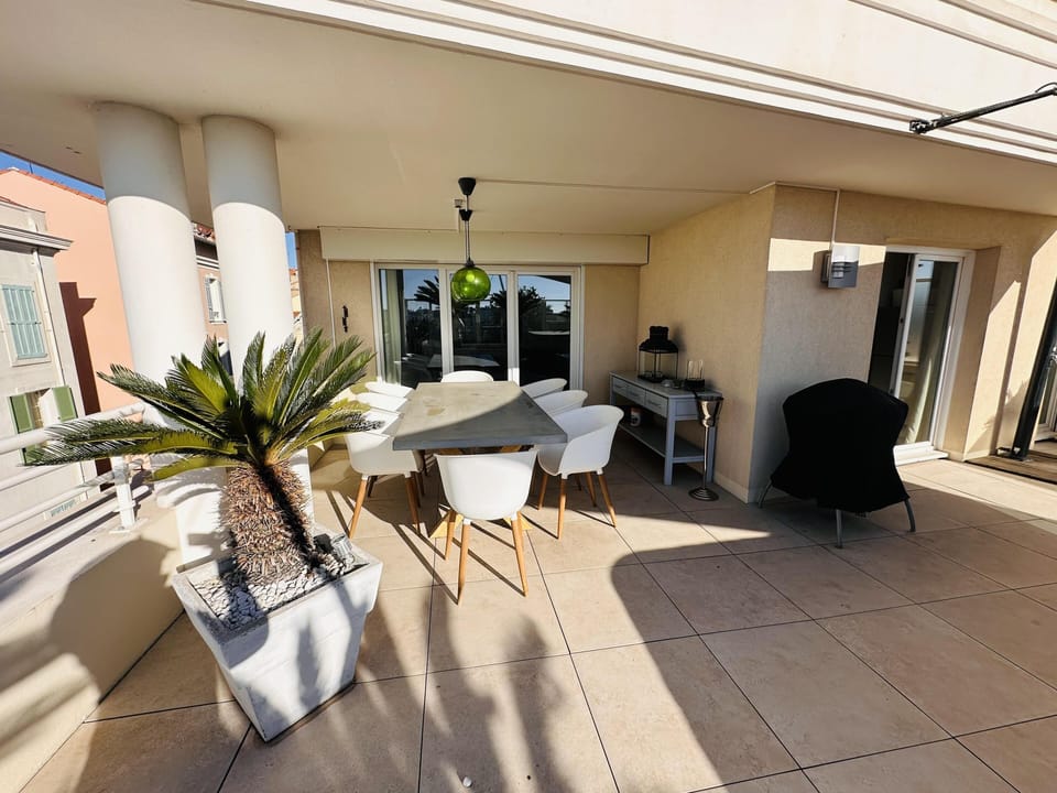 Dining area outside