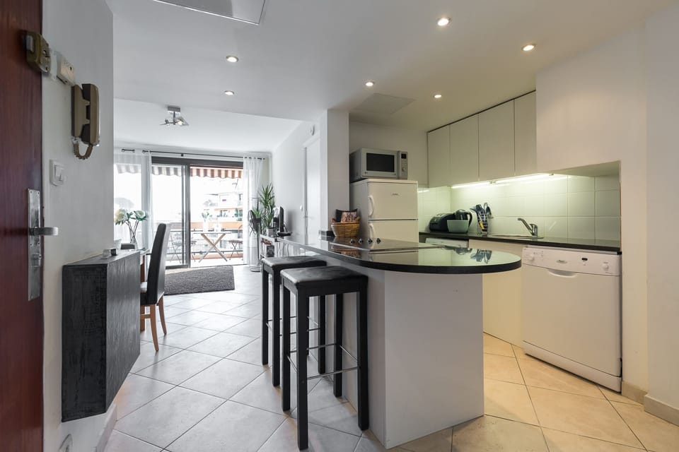 Open plan kitchen