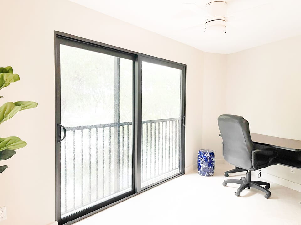 Den with Desk