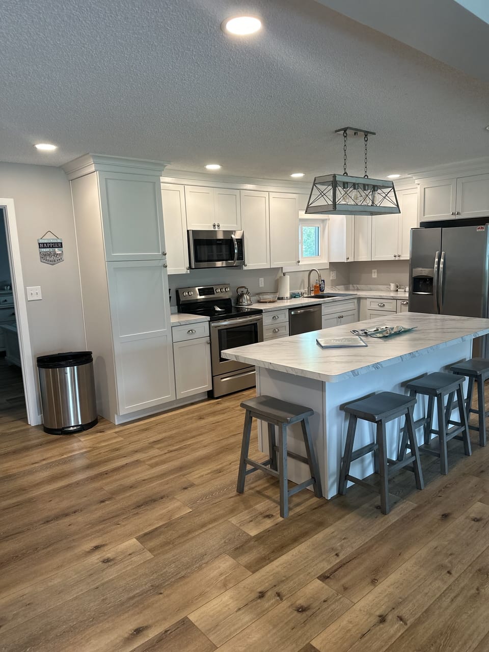 New Kitchen w/Stainless Steel Appliances- Dishes, silverware and all small appli