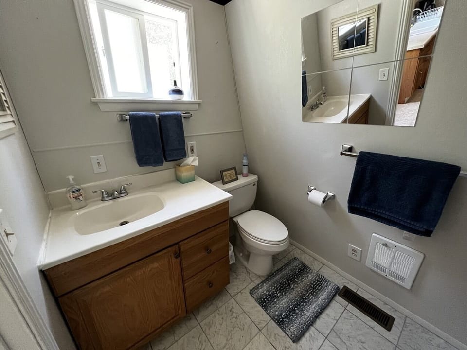 Bath with shower, main floor