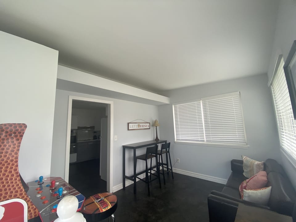 Game room off kitchen