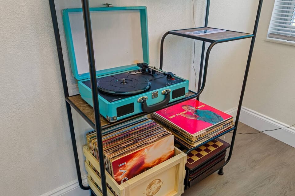 Old school music lover? We got you! Have a lovely time during your stay with us!