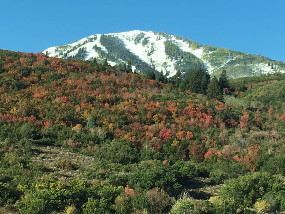 Ski slopes in close by Park City