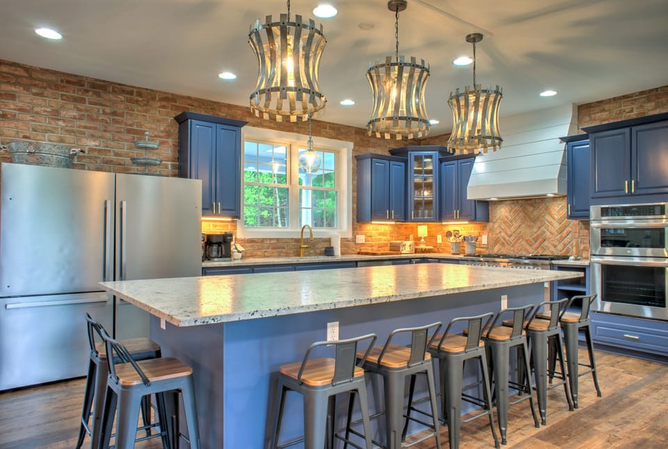 Massive kitchen island