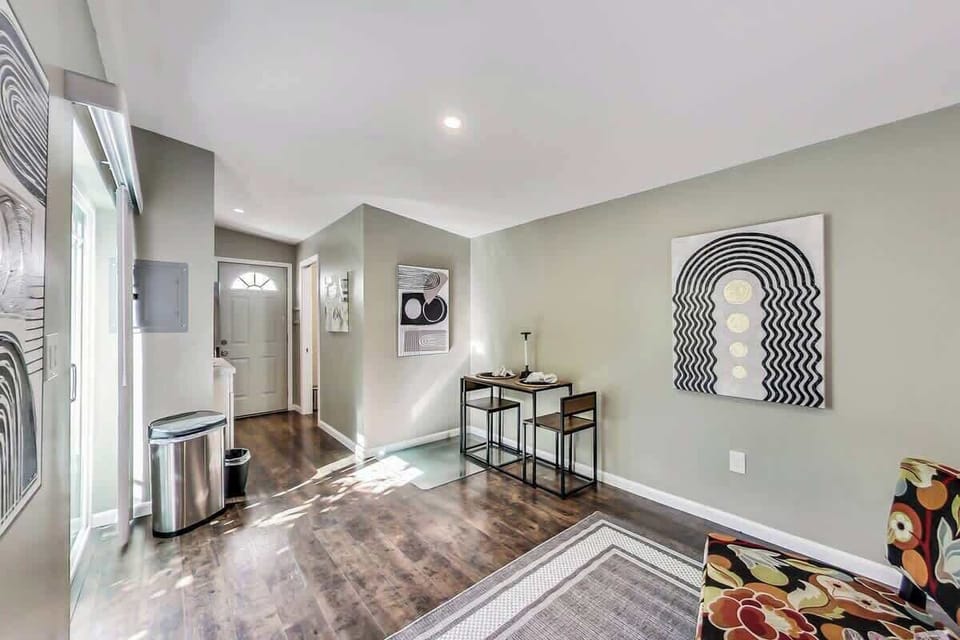 Dining area for 2 or a good work space.