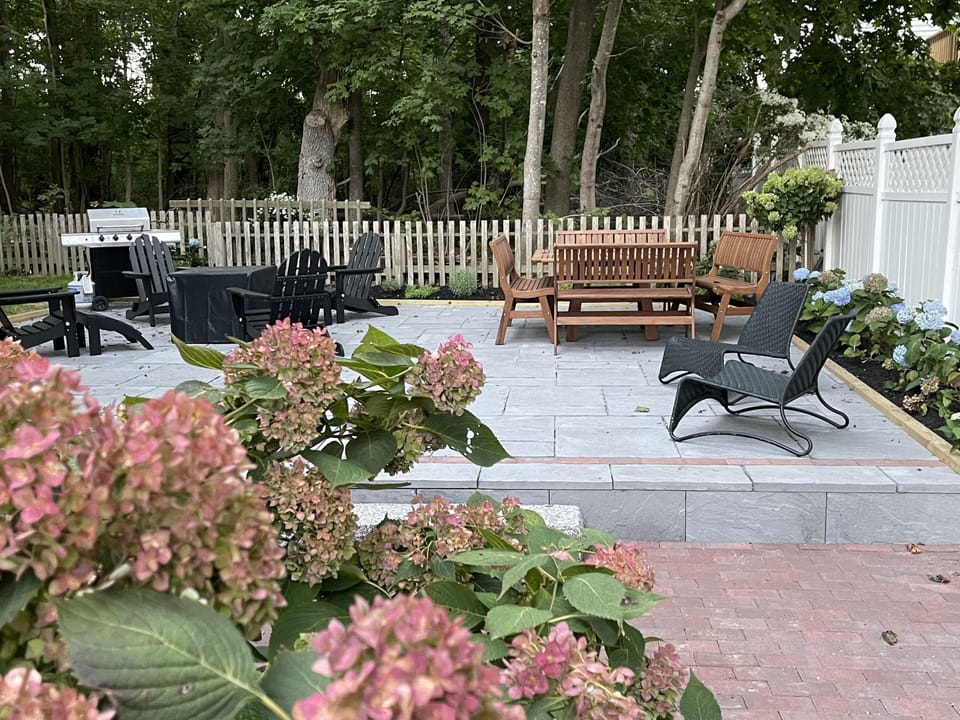 Private backyard 