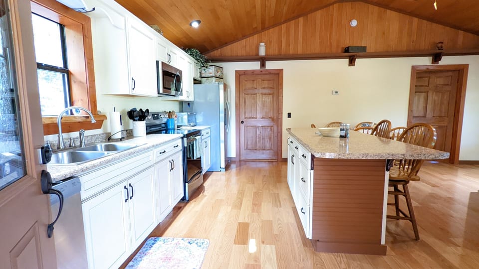 Fully stocked kitchen 