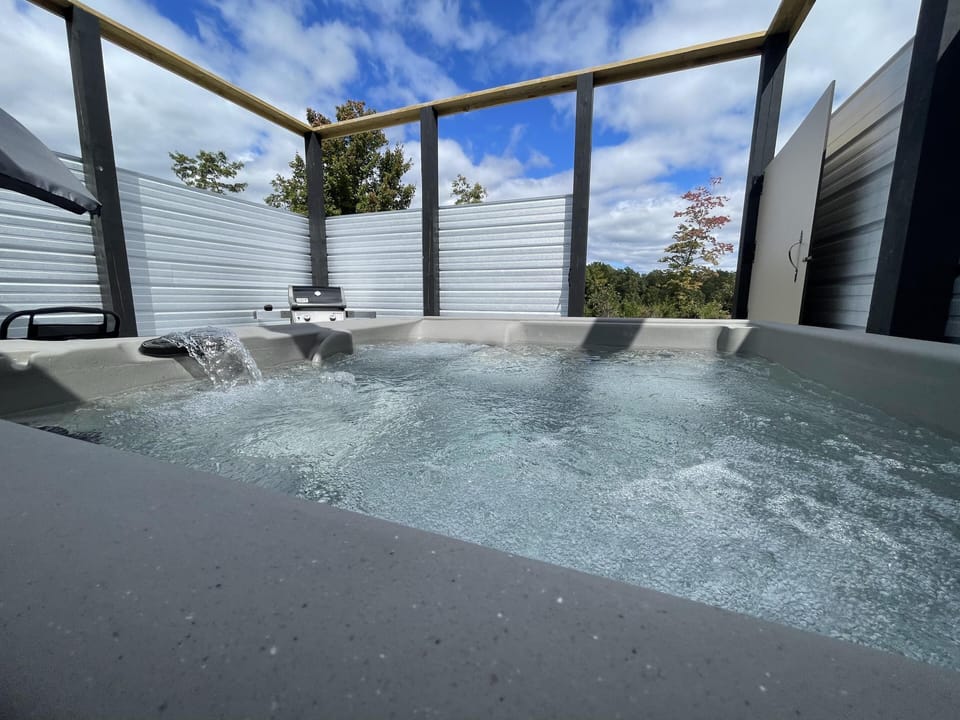 Sneak a peak of the view out the door of the Cabana!