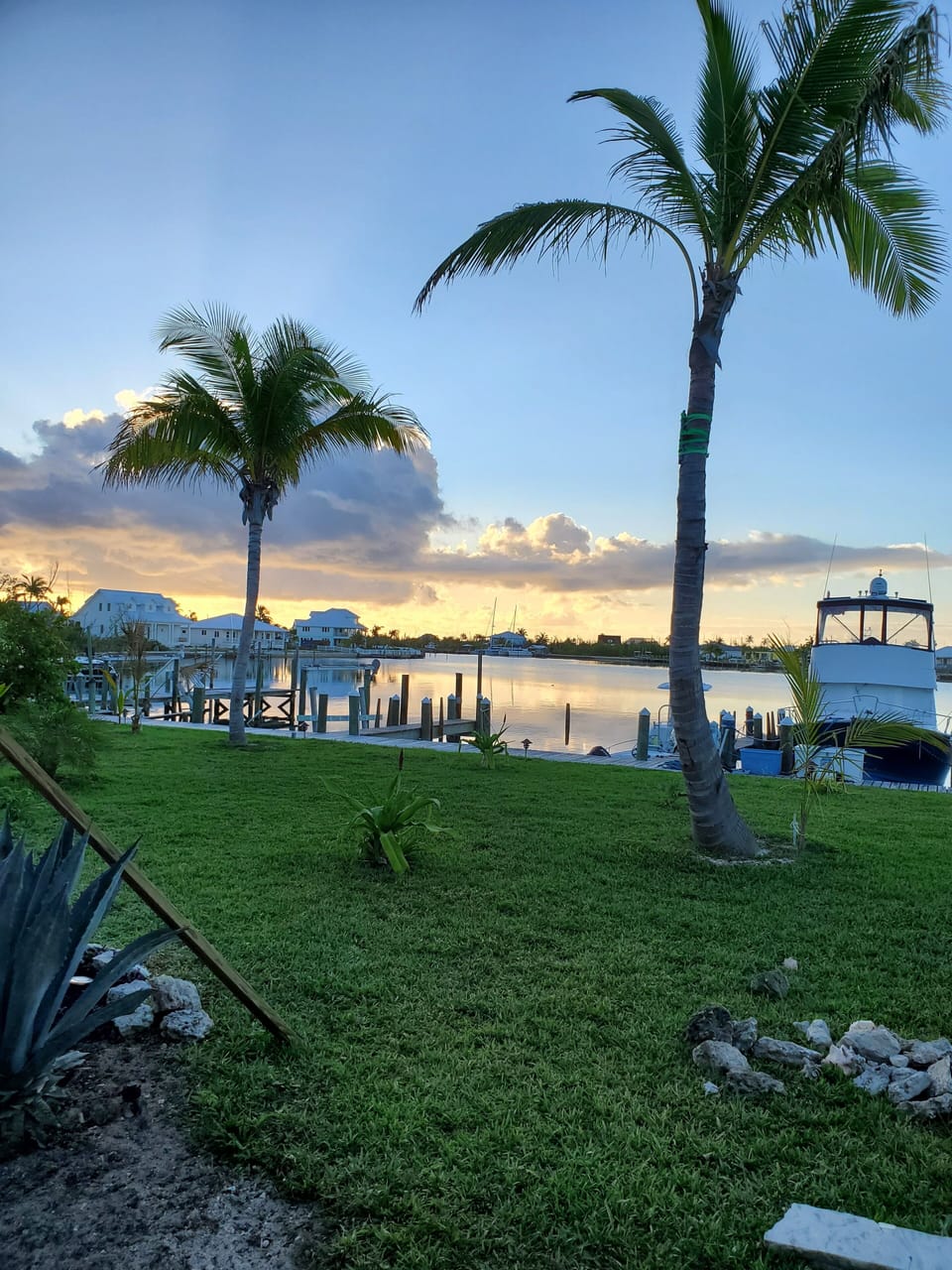sunset from patio