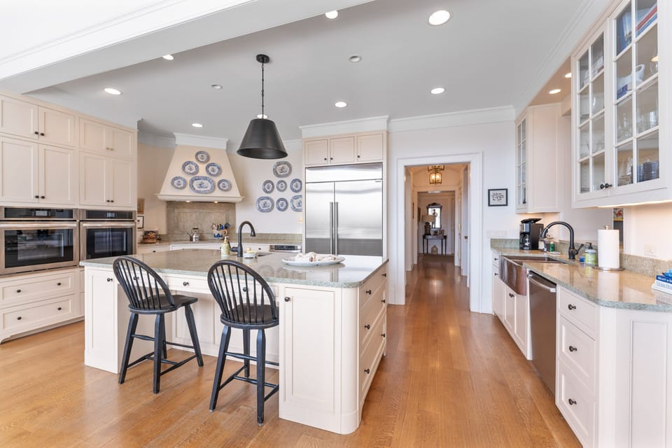 Ample Kitchen with Granite Counter Tops