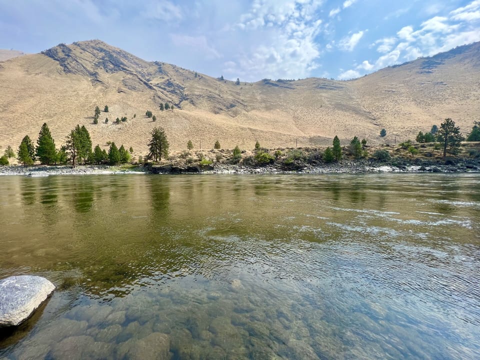 Direct access to the Salmon River for fishing, swimming and boating 