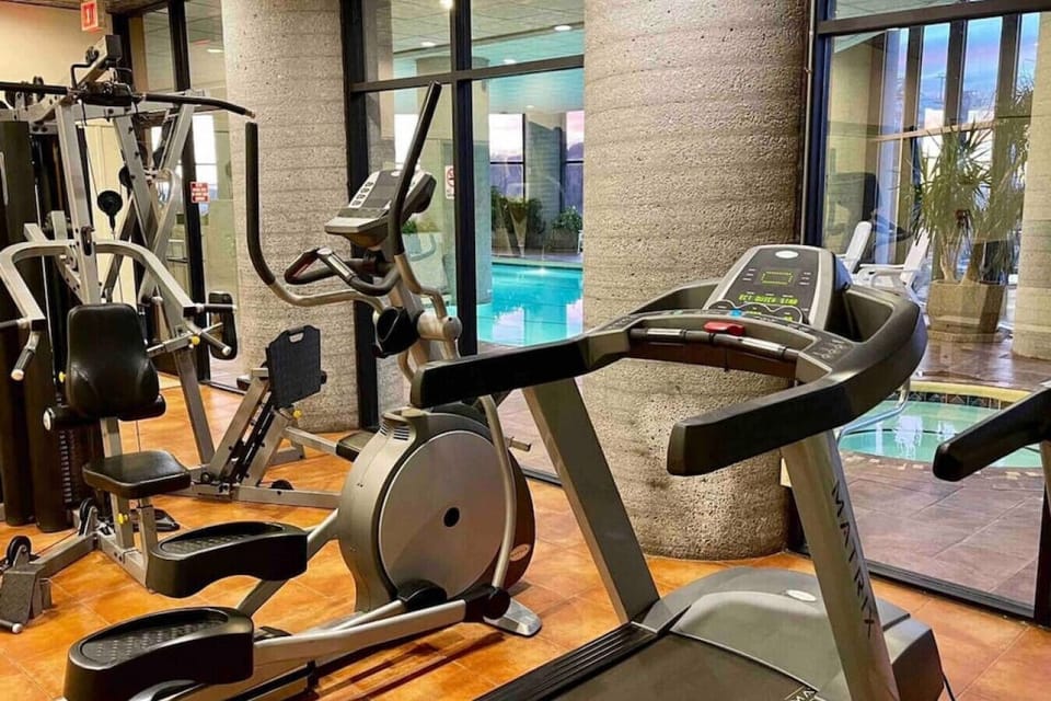 Exercise room on ground floor