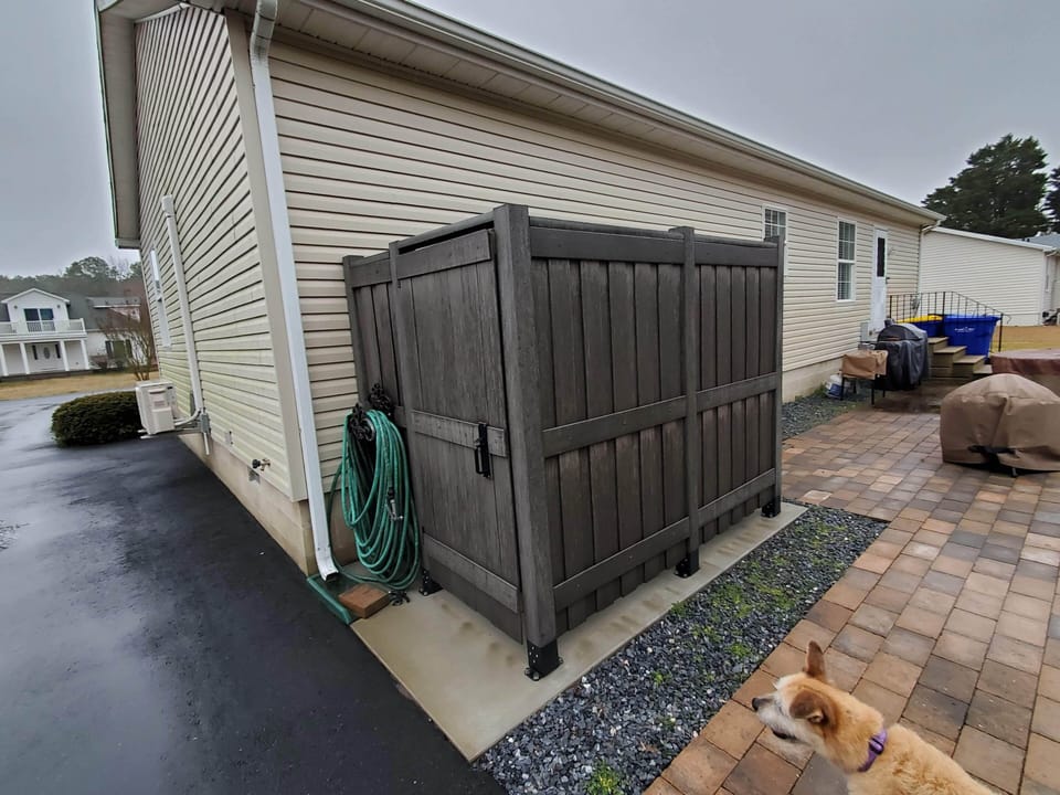 Outdoor shower