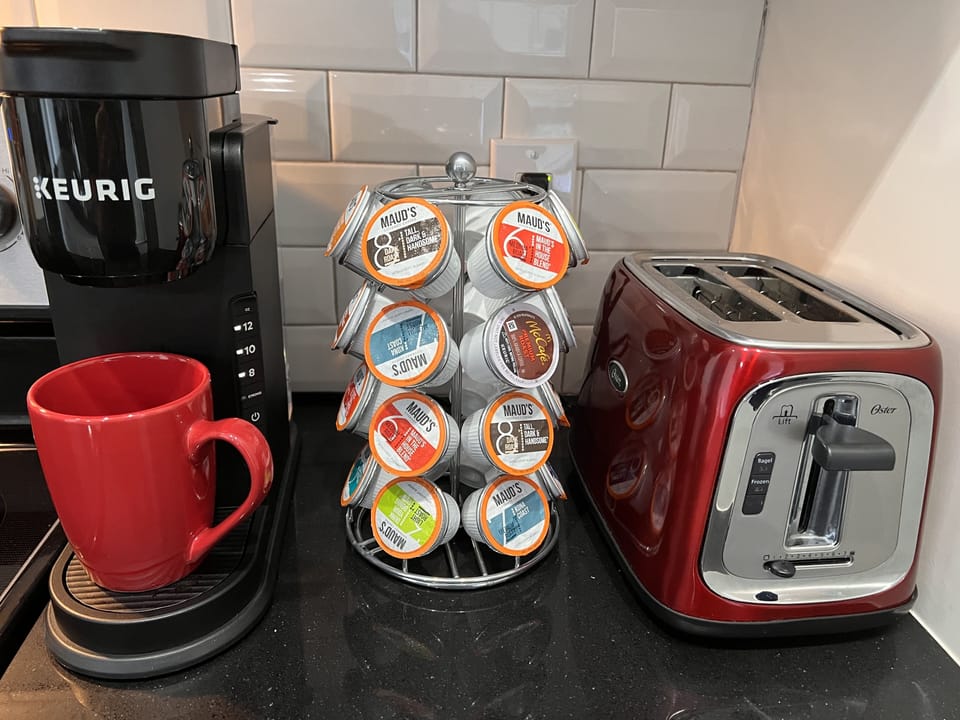 Complementary coffee 