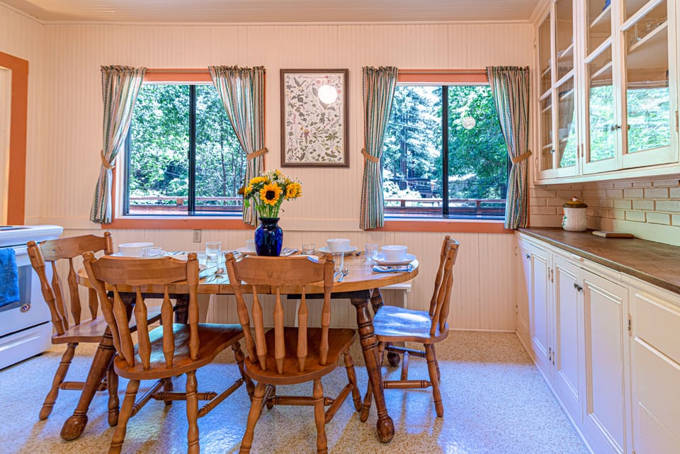 view of indoor kitchen table