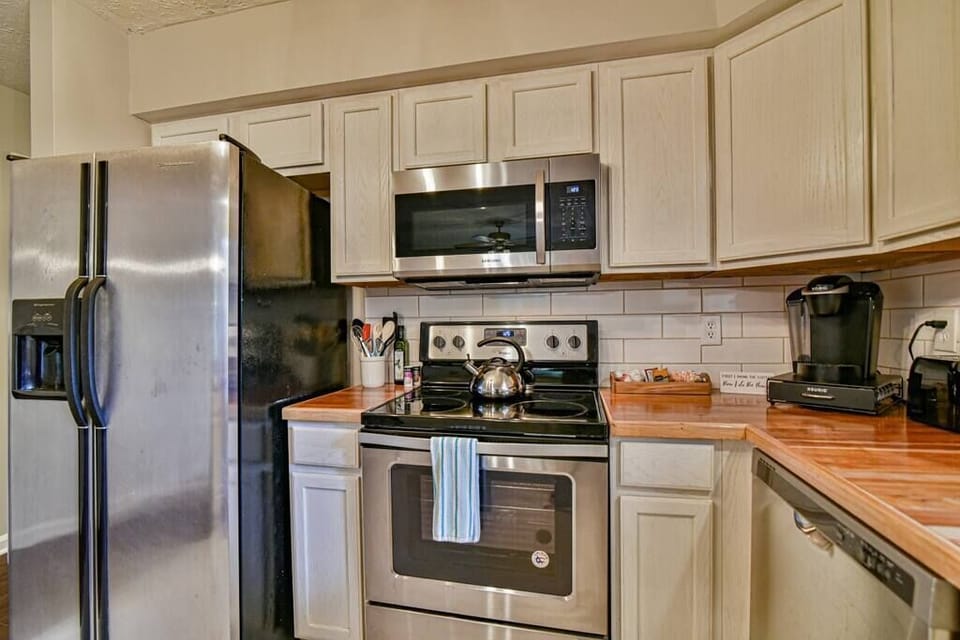 Kitchen and coffee station