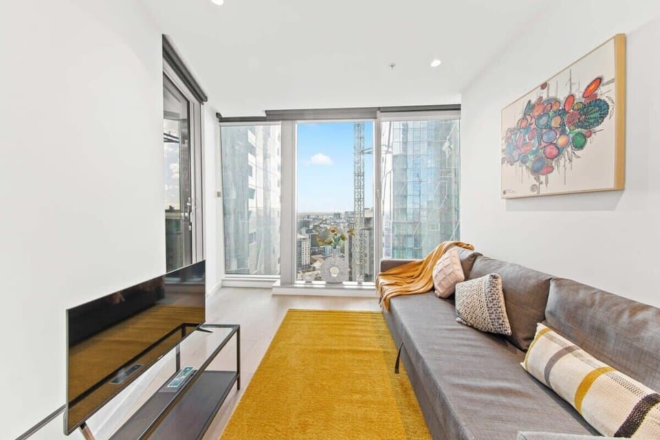 Tastefully furnished living area.