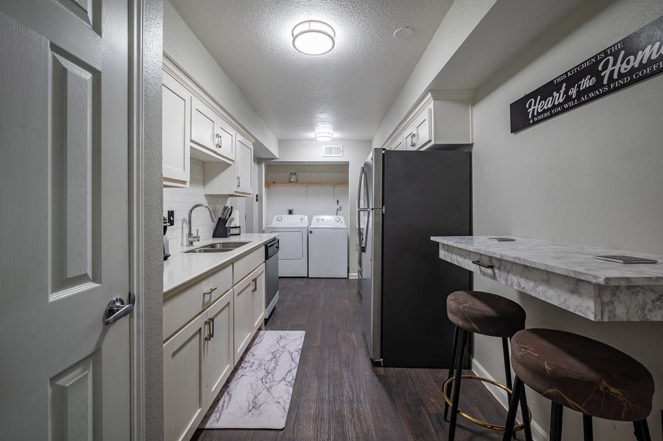 Built in Kitchen nook for extra seating 