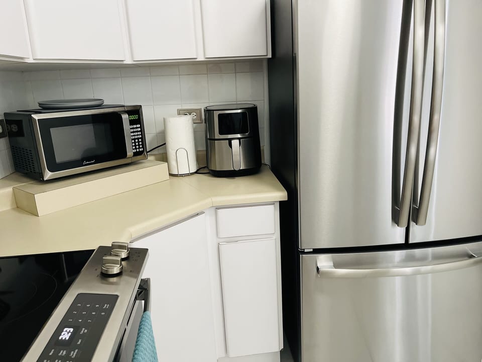 Stainless steel appliances & Air Fryer