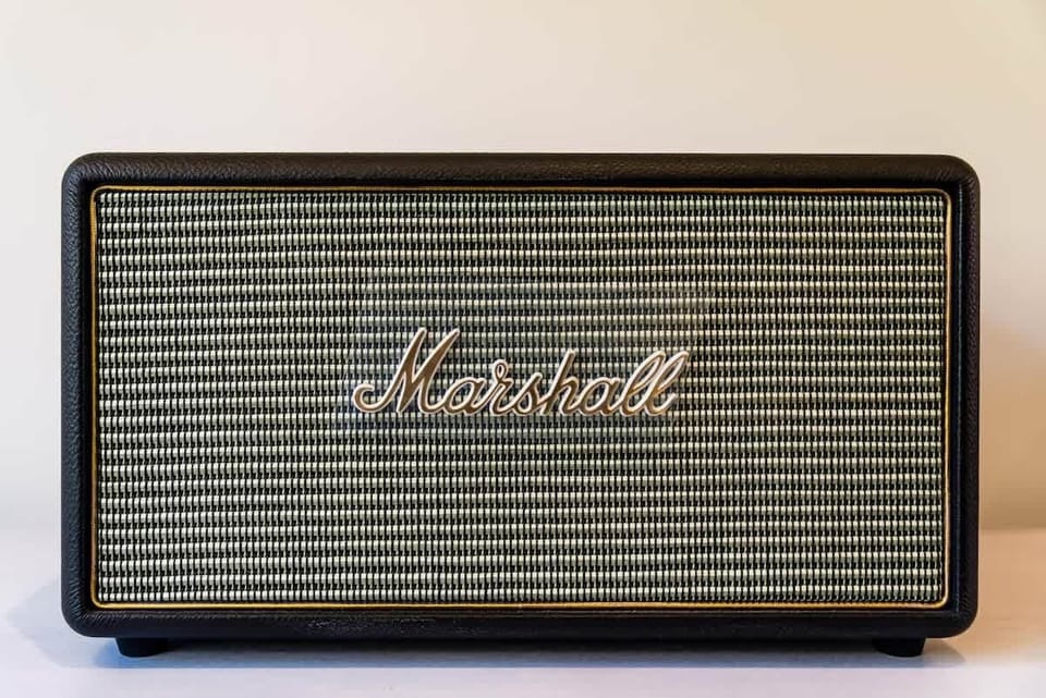 Marshall bluetooth speaker