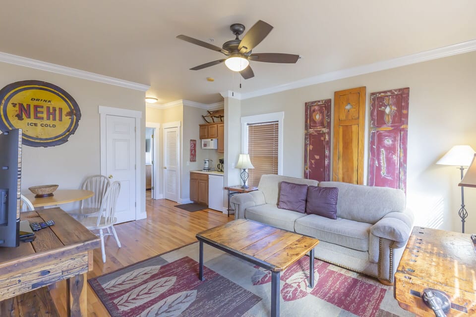 Living Room with Queen Sleeper Sofa