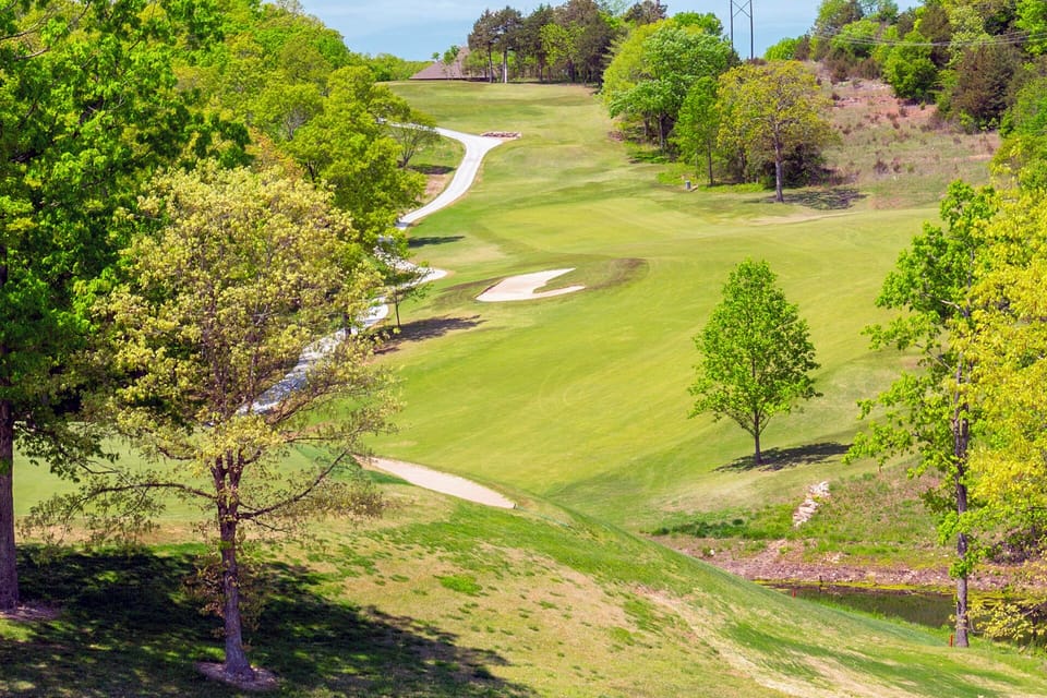 Golf Course view from the outdoor deck.