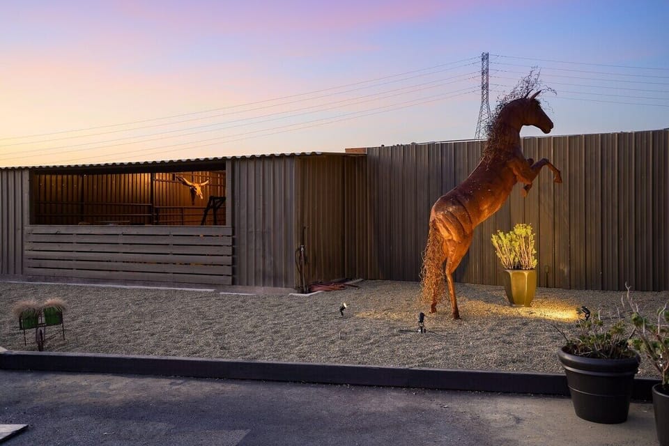 Statue by the entrance 