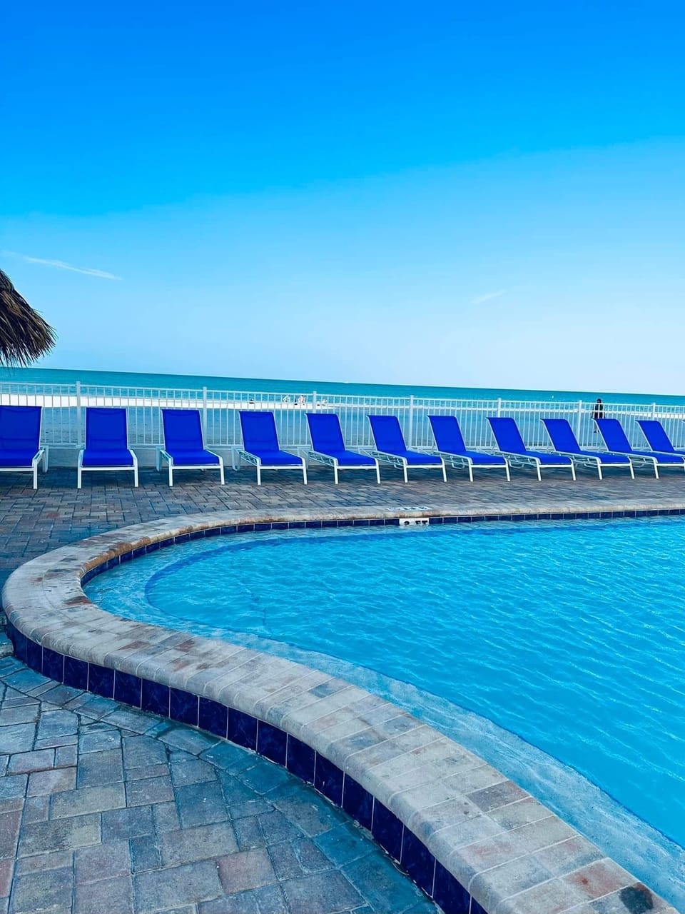 Not only will you enjoy our condo on our  beach but also our pool hot tub!