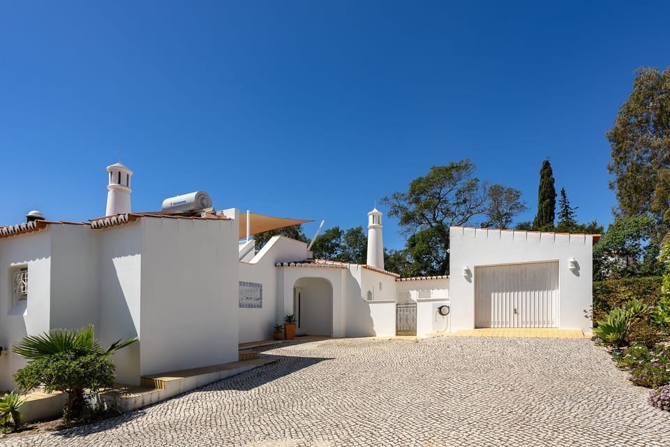 Driveway and house