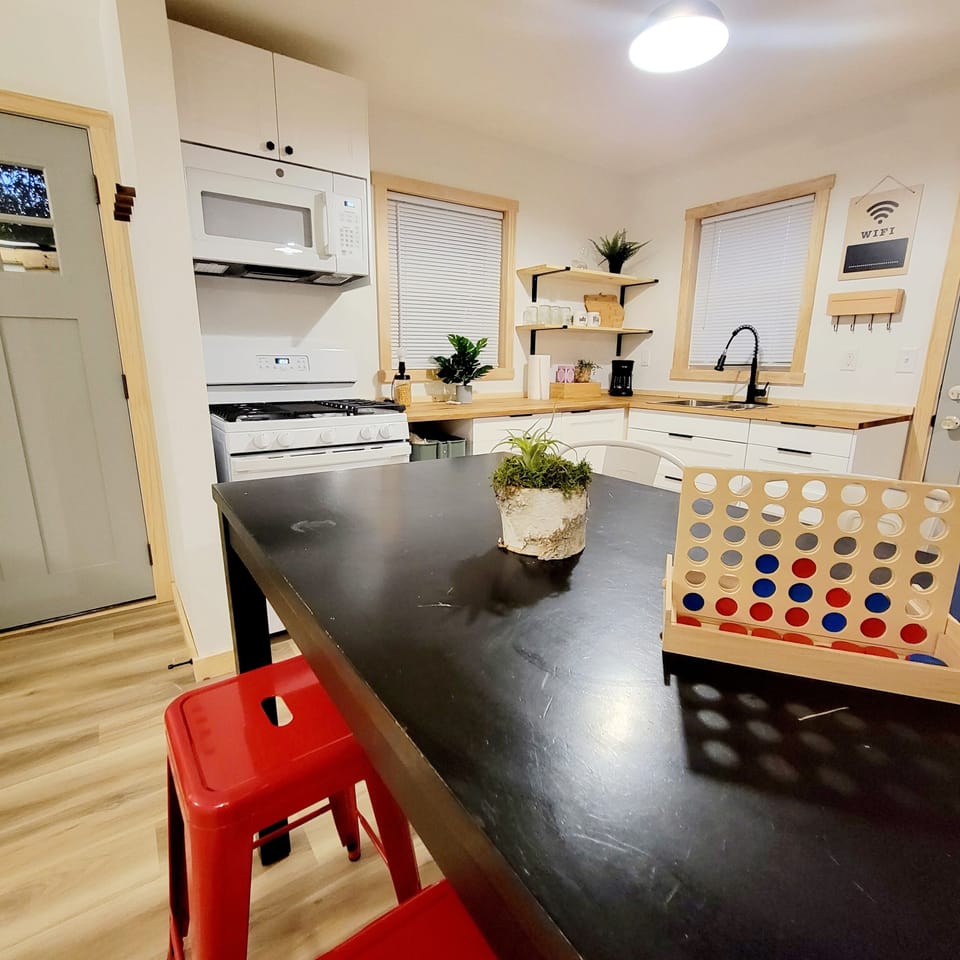 Perfect spot for a game of connect four!