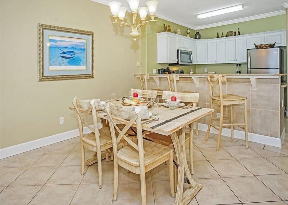 Dining table.