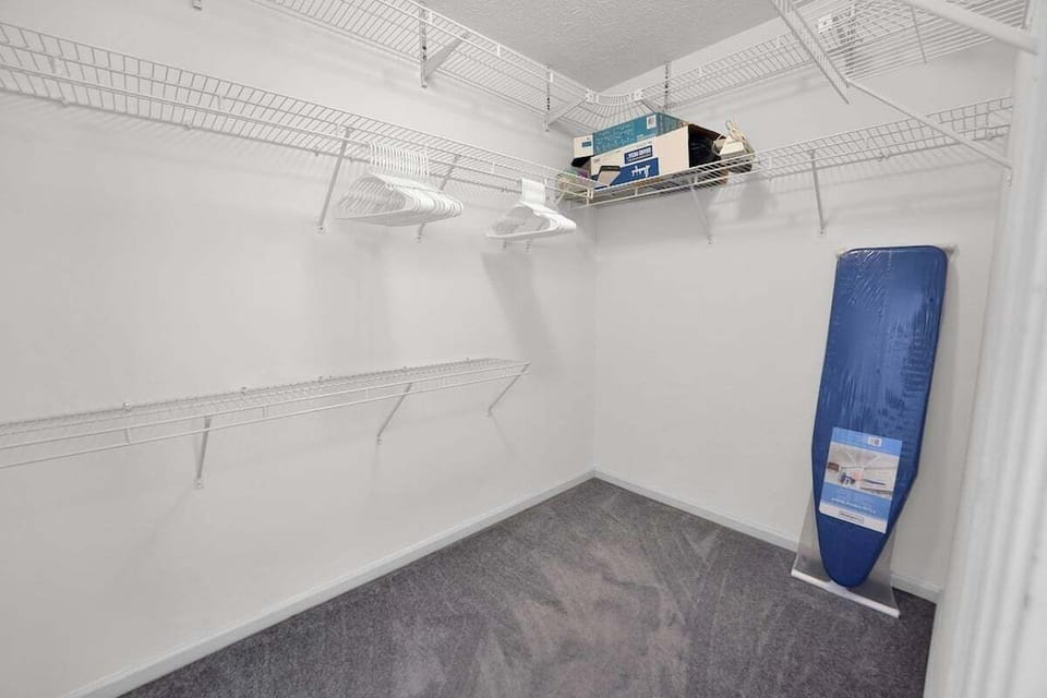 Master walk in closet