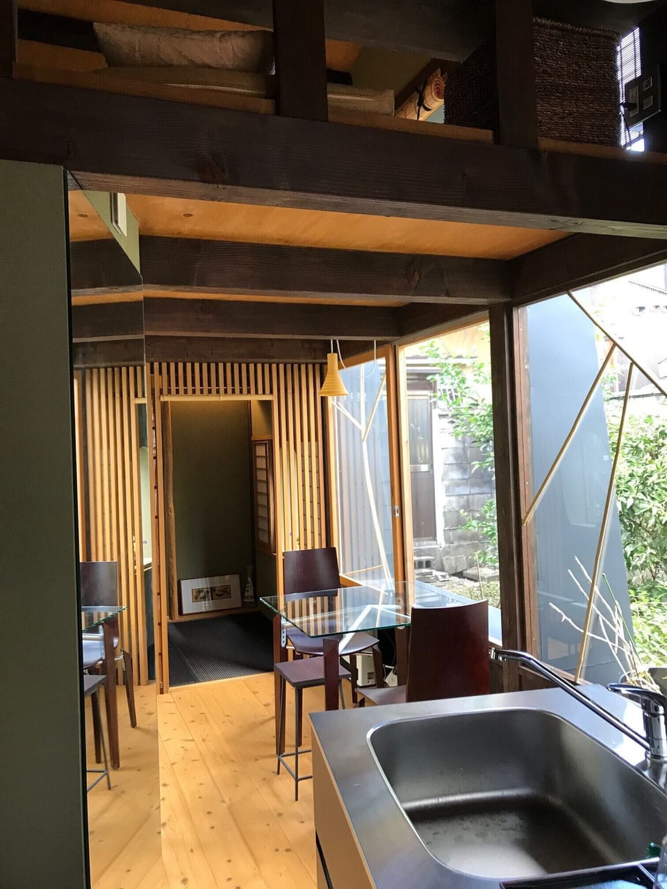Living / dining room (looking onto private garden)
