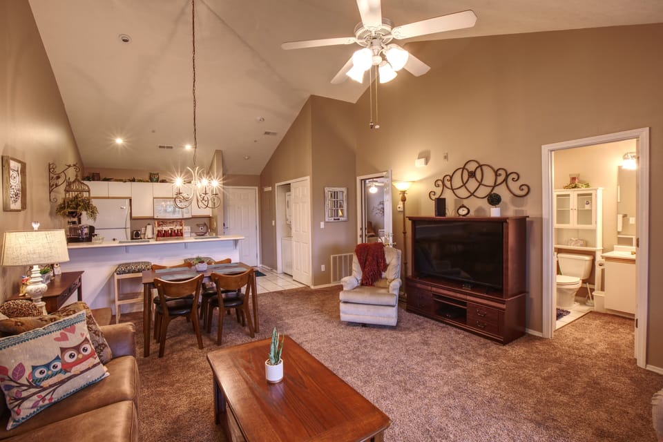 A look into our Living and dining area. 