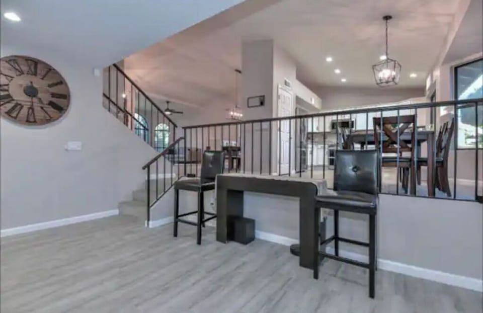 Open space in family room 