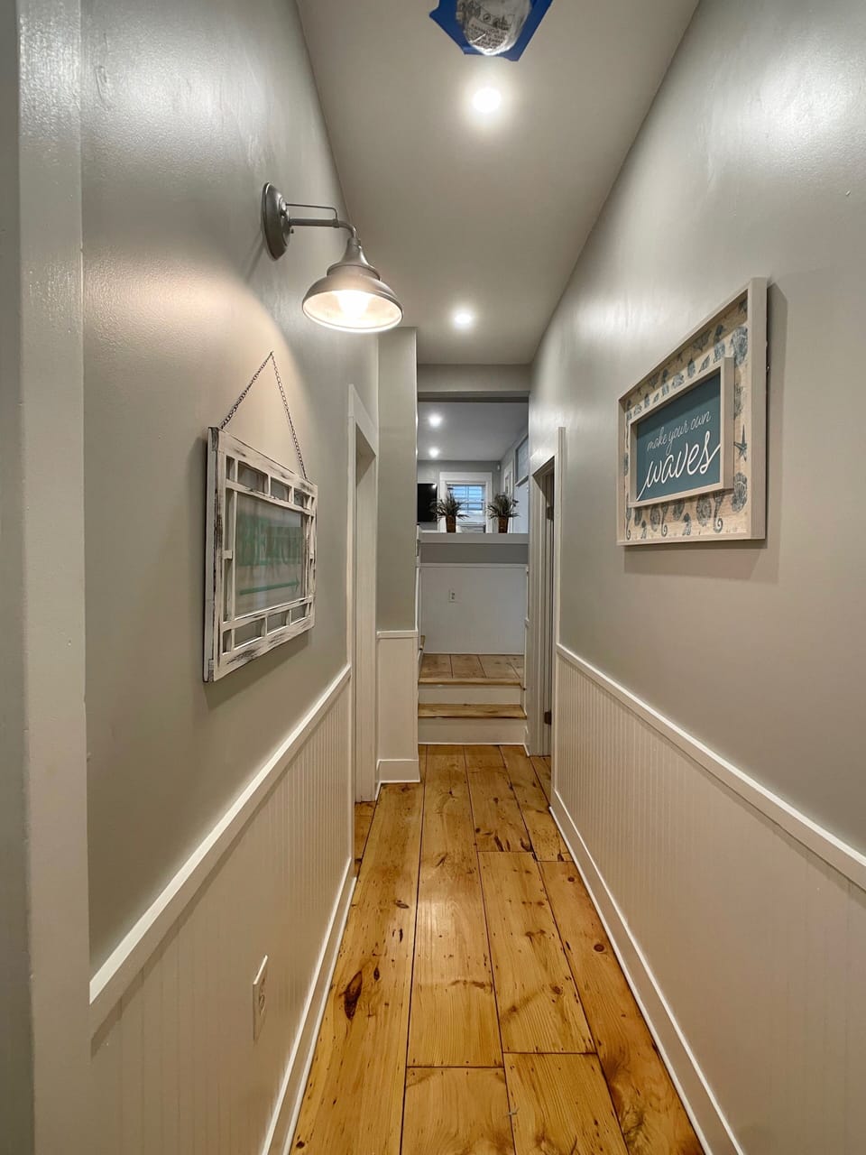 Some stairs required inside unit