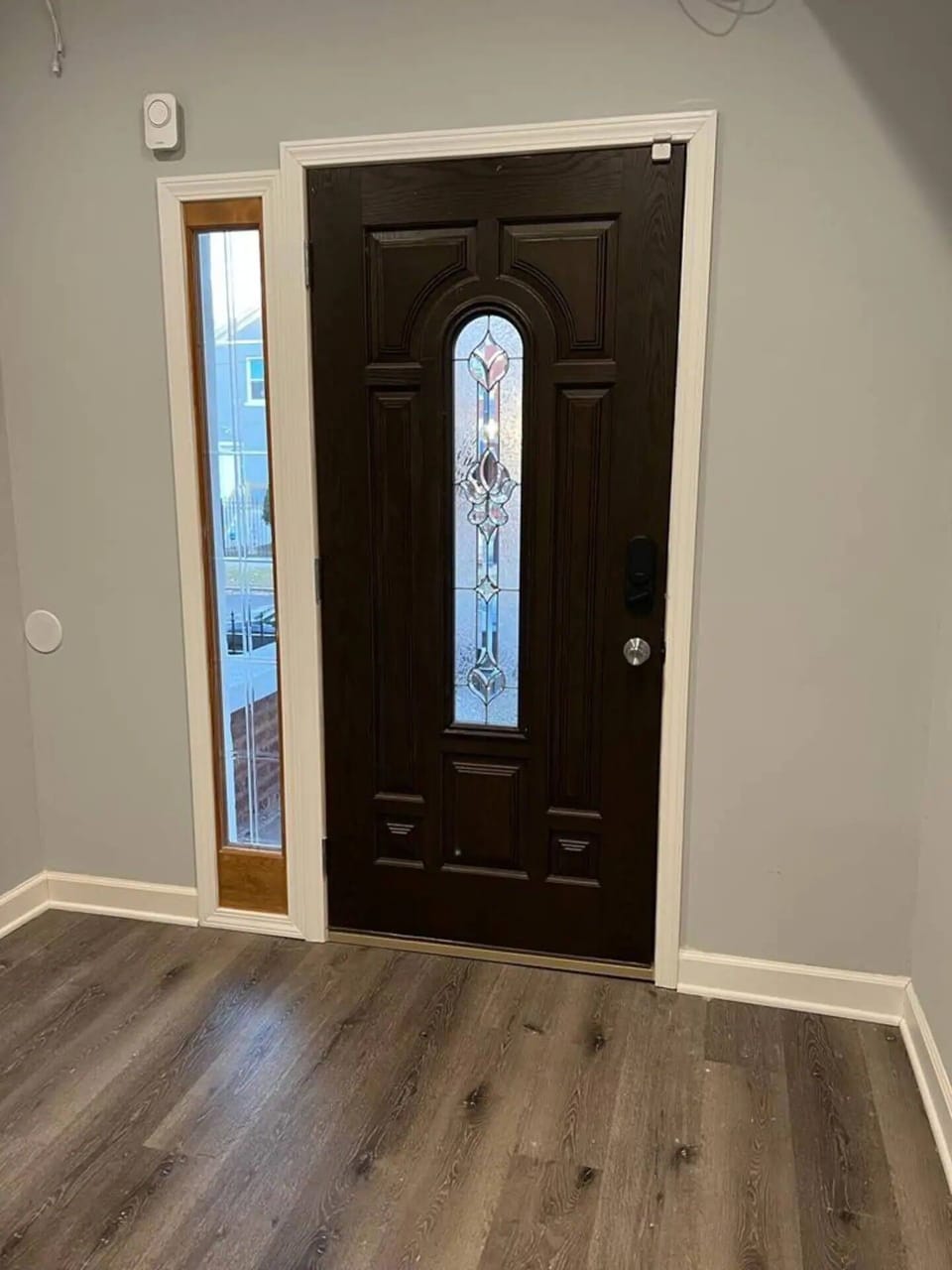 Front door.
