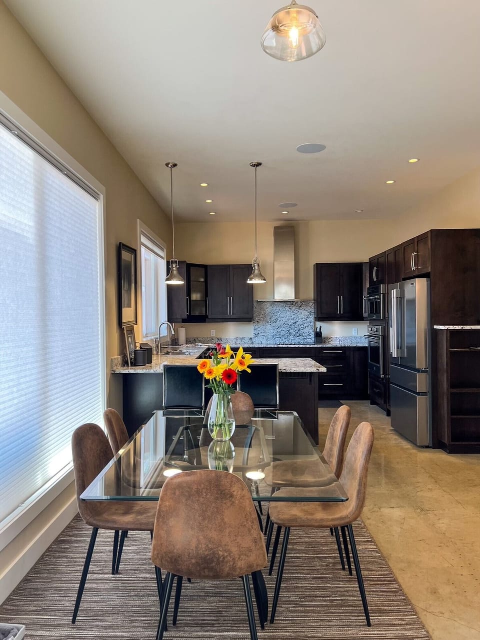 Kitchen dining set.