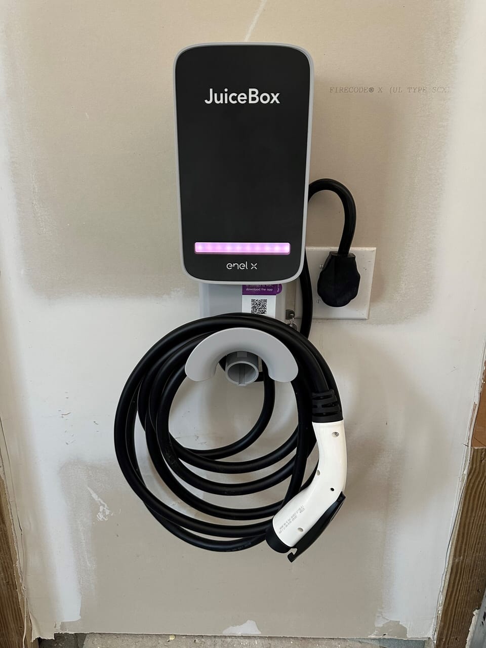 Level 2 EV charger in the garage!