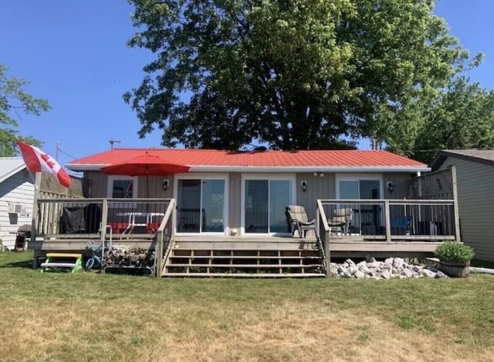 Enjoy a large back deck.
