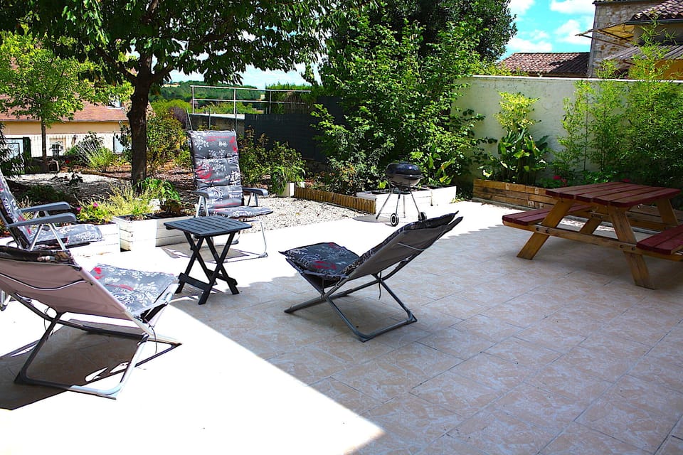 private terrace with BBQ
