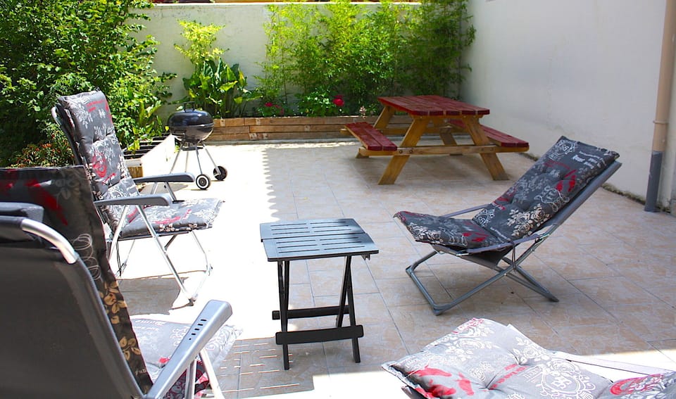 private terrace with BBQ
