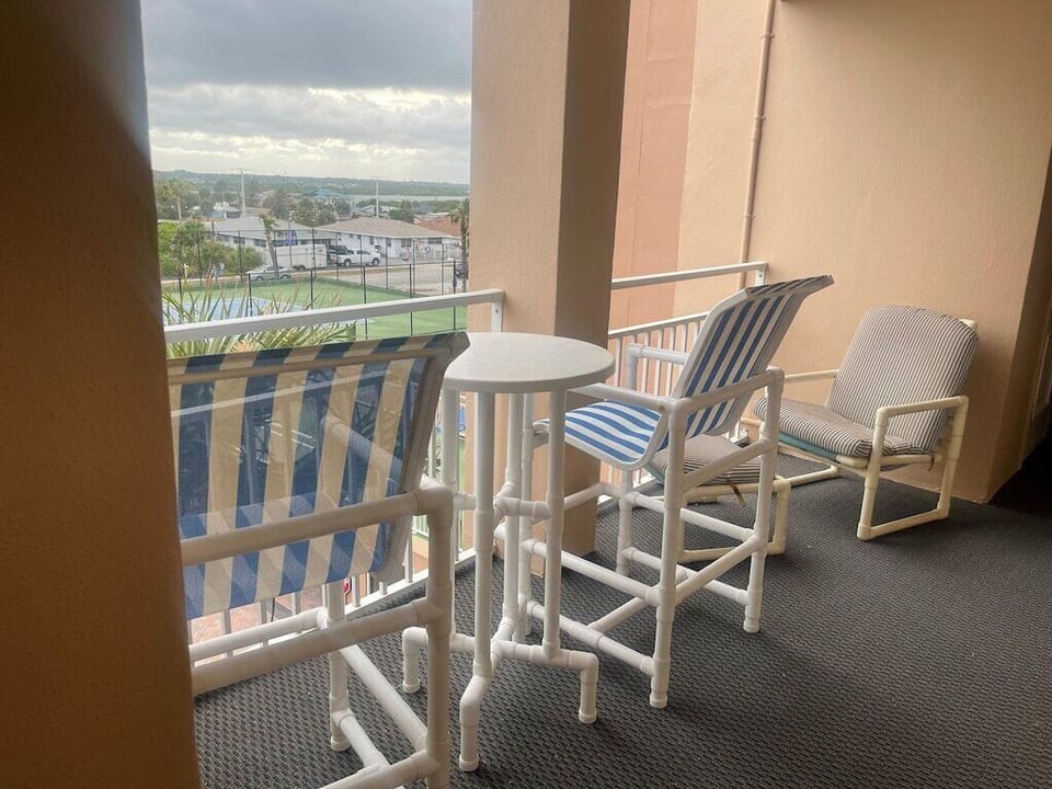 Riverview balcony provides a secondary view that is also stunning!