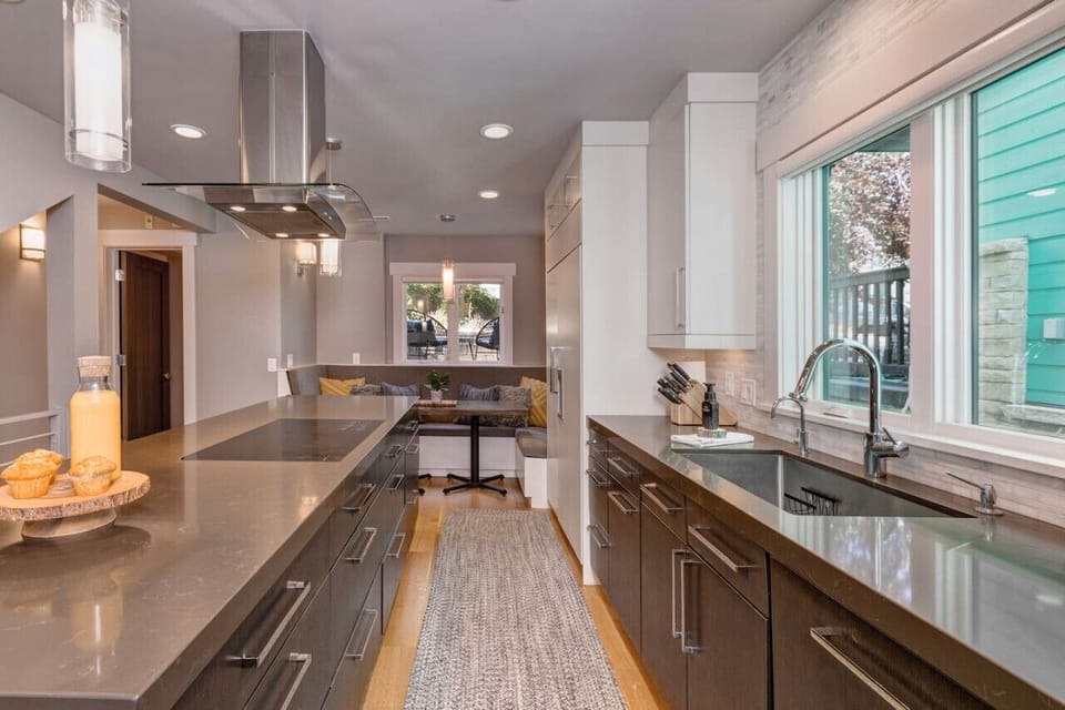 Spacious kitchen for entertaining